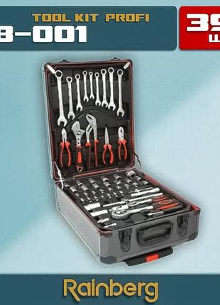 Профессиональный набор инструментов rainberg rb-001 399 в 1 | набор бытового ручного инструмента в чемодане
