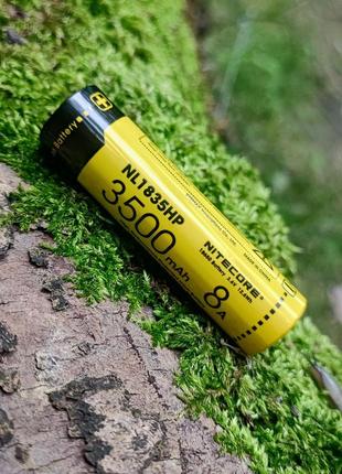 Nitecore nl1835hp акумулятор 18650 (3500mah, 8a)