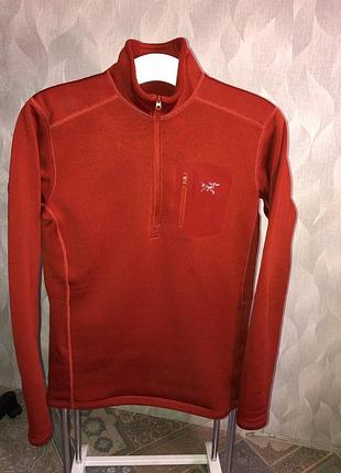 Arcteryx флисовая кофта 3/4 зипка