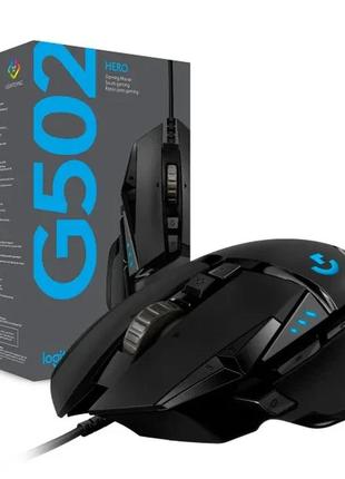 Мишка logitech g502 hero gaming high performance mouse black (910-005470)