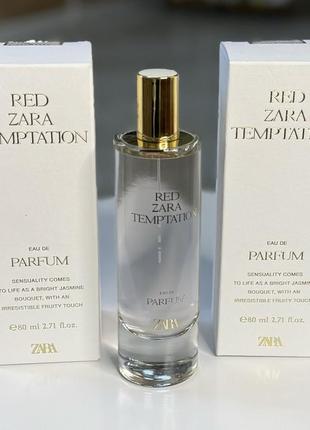 Парфюмированная вода женская zara red temptation 30,80ml, 80 мл