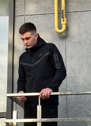 Спортивный костюм nike tech fleece black6 фото