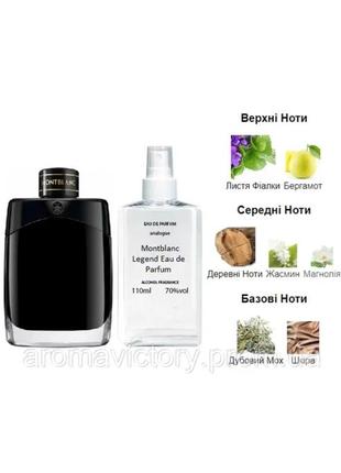 Montblanc legend eau de parfum 110 мл - духи для чоловіків(монтбланк легенд о де парфум)дуже стійка парфумерія