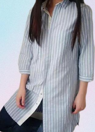 Сукня-сорочка суміш льон +бавовна 48-50 розмір