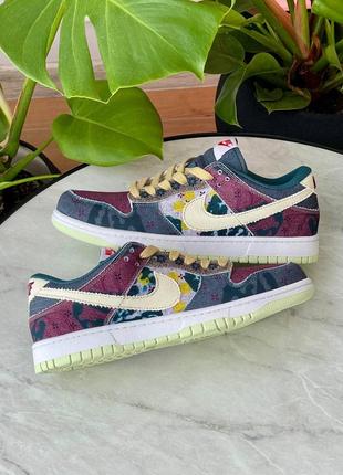 Найк данк лов кеди nike dunk low sp 'community garden'