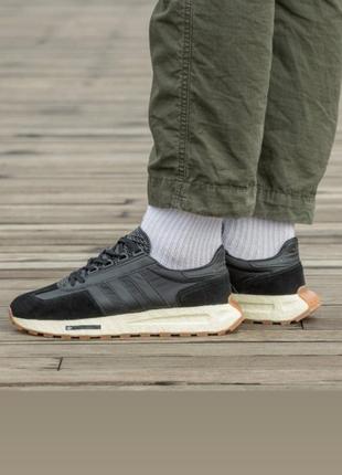 Кроссовки adidas retropy e5 black beige