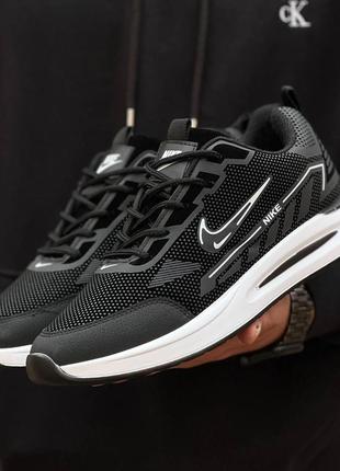 Кросівки чоловічі nike замша/текстиль чорний колір 40/41