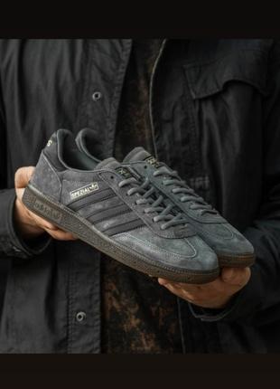 Кроссовки adidas spezial grey black