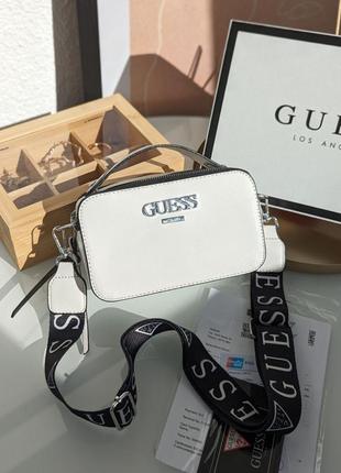 Сумка жіноча guess кросс-боді напис