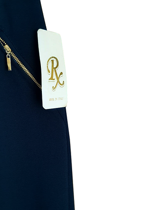 Итальянские классические темно-синие женские брюки прямые