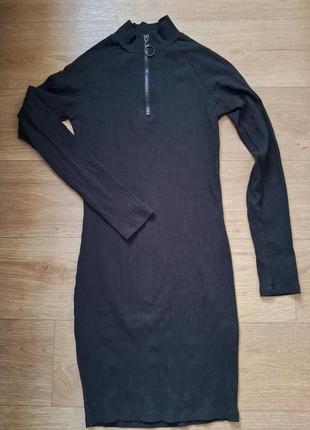 Сукня в рубчик