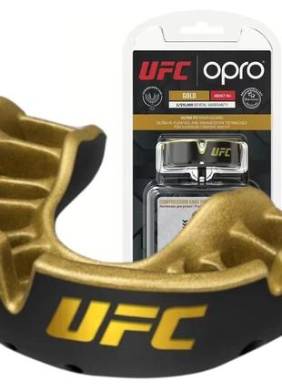 Капа opro gold ufc доросла (вік 11+)  black/gold (art.102516001)