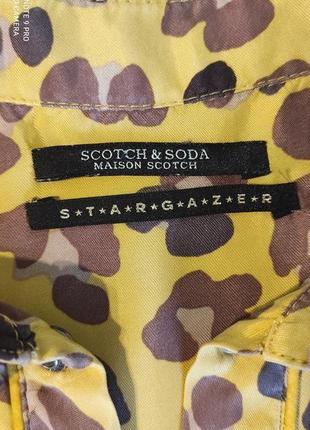 Сукня-сорочка з шовку та віскози scotch & soda9 фото