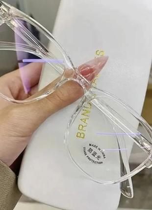 Іміджеві прозорі окуляри 2023 з захистом