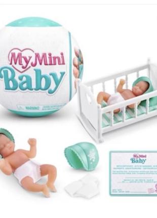 5 surprise my mini baby series 1 від zuru набір-сюрприз реалістичний мініатюрний cіліконовий малюк, міні-пупс