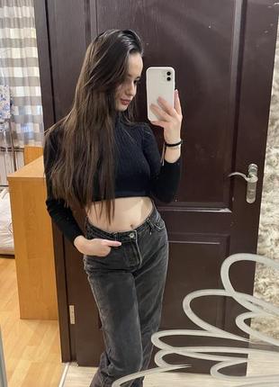 Джинсы мом бершка 323 фото