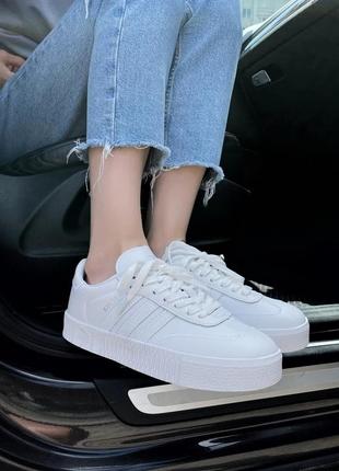 Кроссовки adidas samba  white