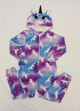 Пижама кигуруми единорог. рост 120-140