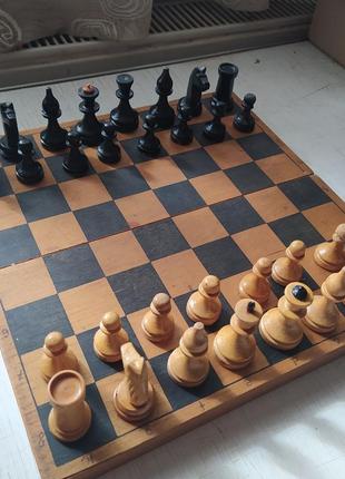 Шахматы деревянные 60 х годов