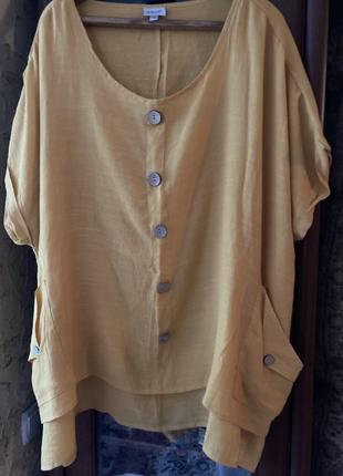 Новая брендовая блуза туника очень большого размера 26-28 британия avenue