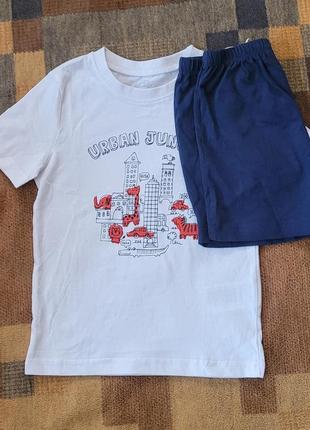 Набір футболка та шорти на зріст 98/104, 2-4роки, від lupilu німеччина