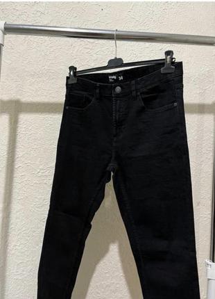 Чоловічі джинси скіні/ чоловічі джинси чорні