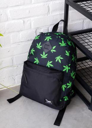 Міський рюкзак staff 15l leaf з рослинним принтом