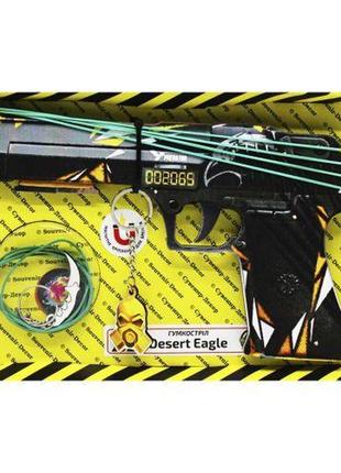 Деревянный пистолет "резинкострел desert eagle" от lamatoys