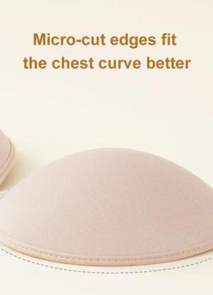 Самоклеющийся/силиконовый/клейкий/на клею флай бра/fly bra/бюстгалтер/лиф-невидимка/бюст-невидимый/ бесшовный на липучках с пуш ап/push-up4 фото