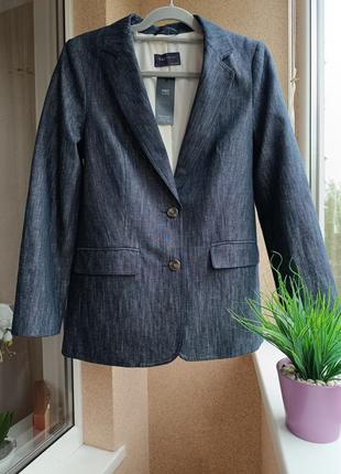 Стильный качественный классический жакет / пиджак из натуральной ткани