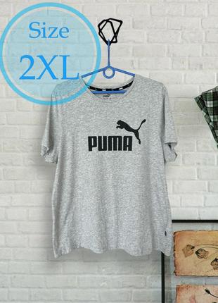 Жіноча футболка puma t-shirt essentials grey, (р. 2xl)
