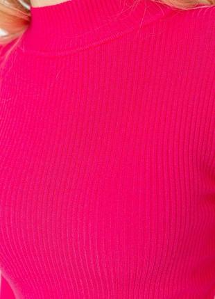 Водолазка женская однотонная, цвет розовый, 204r0195 фото