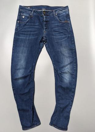 Ультрастильные мужские джинсы от g_star row, голланды размер w34/l32 идеальное состояние