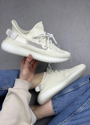 Адидас изви кроссовки adidas yeezy boost 350 v2 bone white