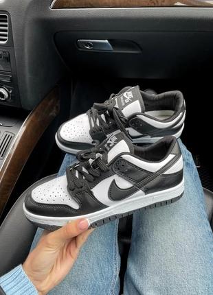 Кросівки чоловічі sb dunk low black шкіра 44 р-р