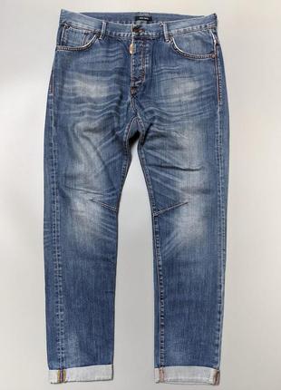Дизайнерські чоловічі джинси antony moratо, італія розмір 48 - w32/l32