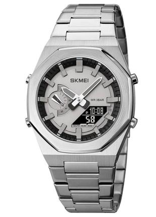 Часы наручные мужские skmei 1816sibk, фирменные спортивные часы, оригинальные мужские часы
