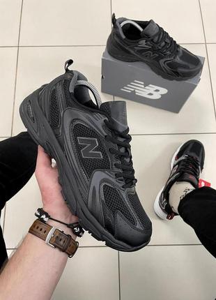 Кросівки new balance 530 топ якість (чорні)