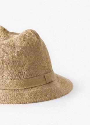 Роскошный шляпка/панама/кепка zara.