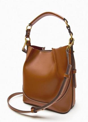 Класна коричнева сумка, яку можна носити і через плече і в руках zara 🌀🌀🌀🌀🌀🌀🌀🌀🌀🌀🌀