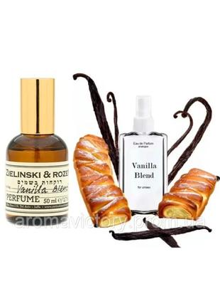 Zielinski &amp; rozen vanilla blend 110 мл - духи унисекс (зельский энд розен ванила бленд) стойкая парфюмерия