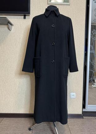 Стильное, качественное легковесное пальто из натуральных шерсти прямого кроя anna.k, оригинал