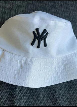 Панама капелюх ny new york yankees (йорк янкіз) двостороння чорна біла8 фото