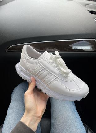 Кросівки жіночі adidas retro e5 white демісезонні шкіра 36/37/38/39/40