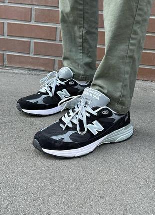 Кросівки чоловічі new balance 993 black текстиль 40/41/42/43/