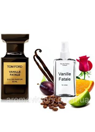 Tom ford vanille fatale 110 мл - духи унісекс (том форд ваніль фаталь) дуже стійка парфумерія