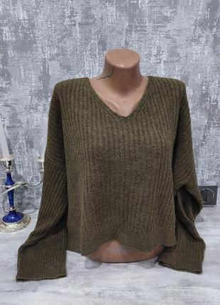 Фирменный укороченный пуловер от new look р. l