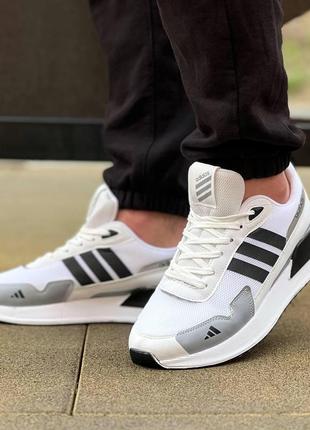 Кросівки  adidas текстиль/шкіра білий колір 40/41р-р