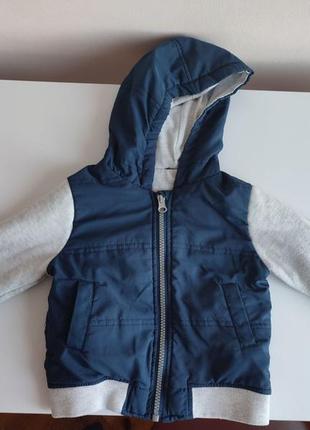 Курточка, куртка + кофта для мальчика 12-18 месяцев
