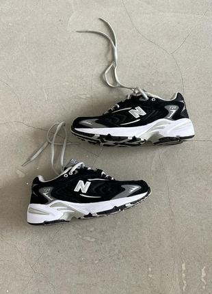 Кросівки чоловічі new balance 725 black замша/текстиль 40/43